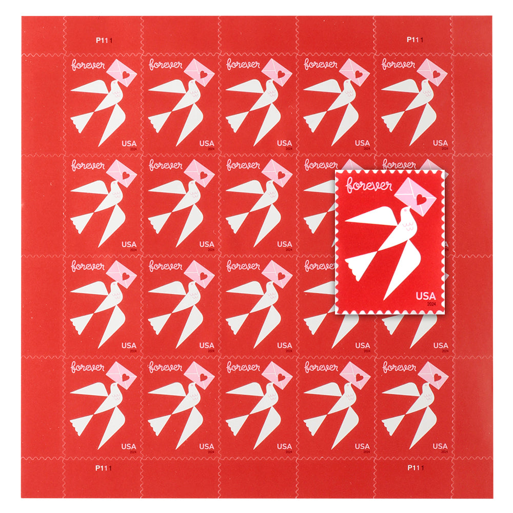 2024 US Love First-Class Mail Forever Postage Stamps