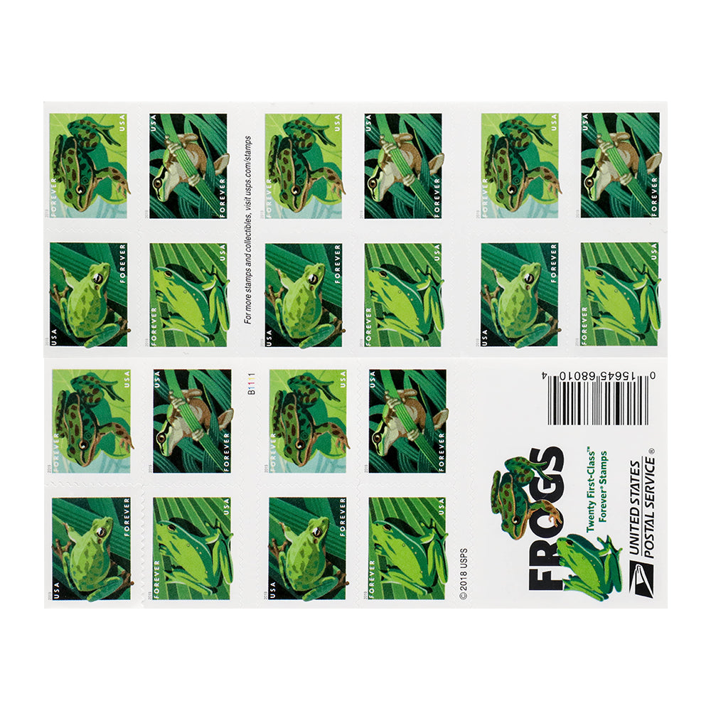 2019 US Frogs Forever Stamps