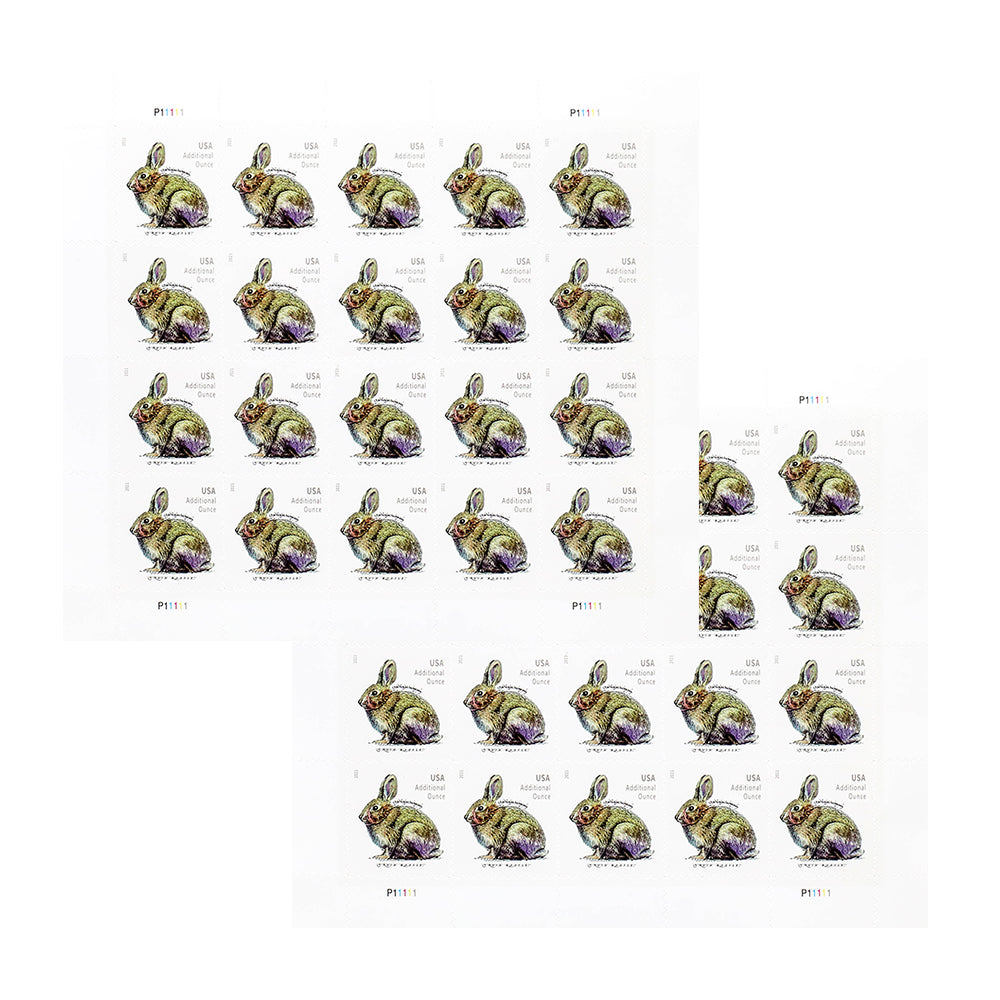 2021 20c Brush Rabbit (sheet stamp)