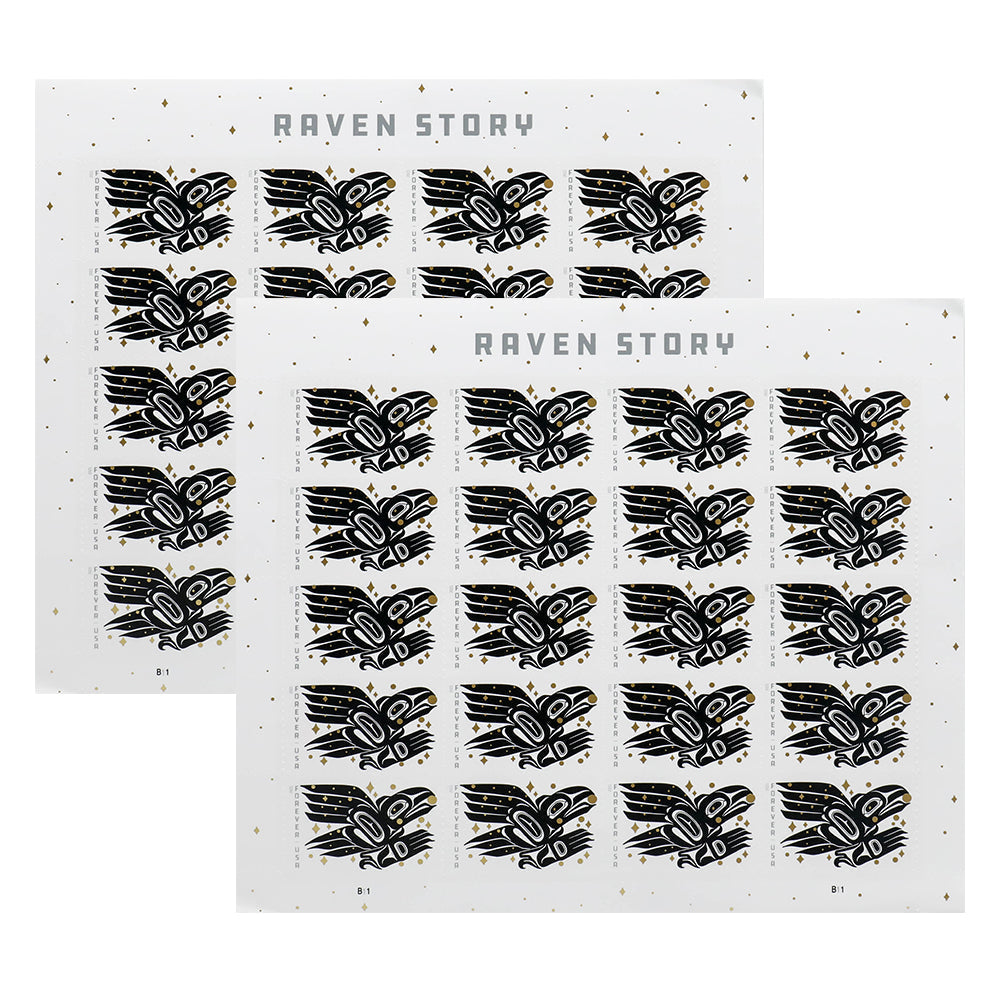 2021 US Raven Story Forever Postage Stamps
