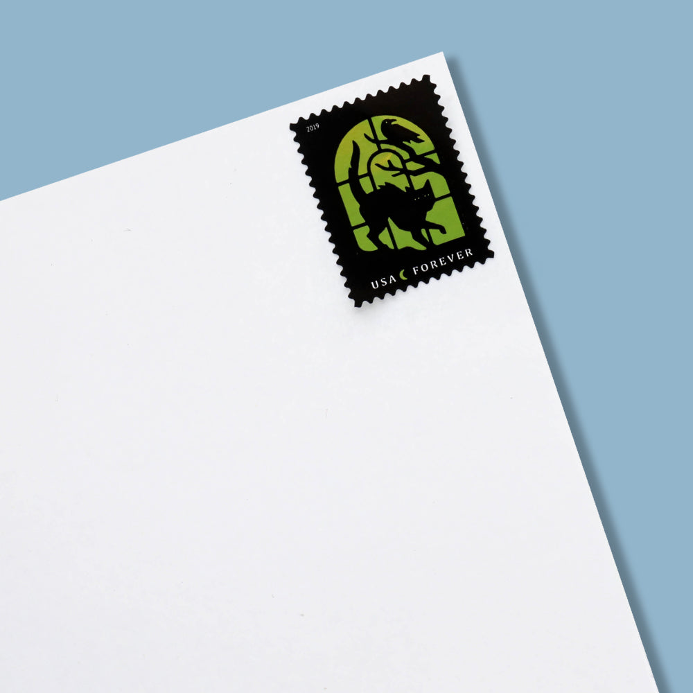 2019 US Spooky Silhouettes Forever Stamps