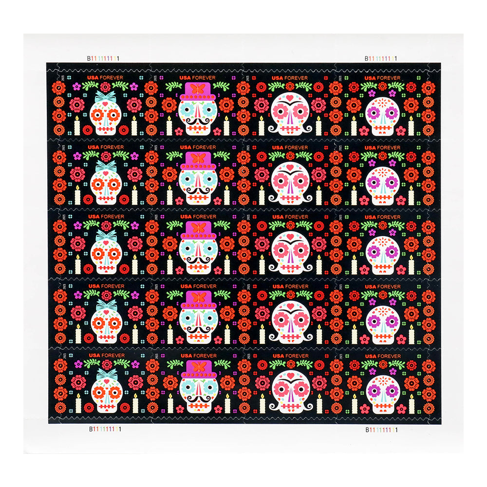 2021 US Day of the Dead Forever Stamps