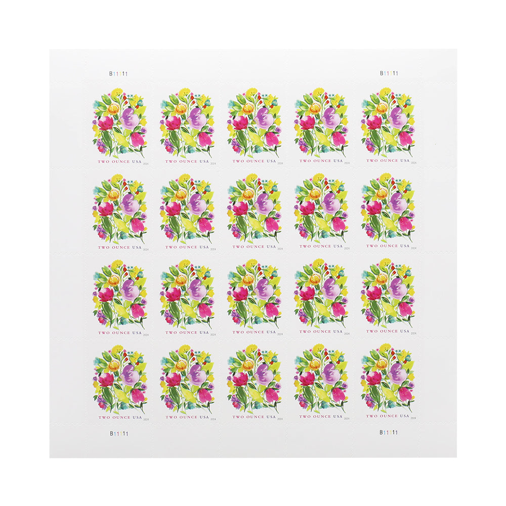 2024 Wedding Blooms Two Ounce Forever First Class Postage Stamps