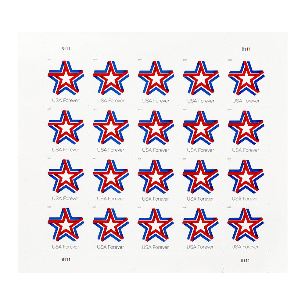 2019 USA Star Ribbon Forever Stamps