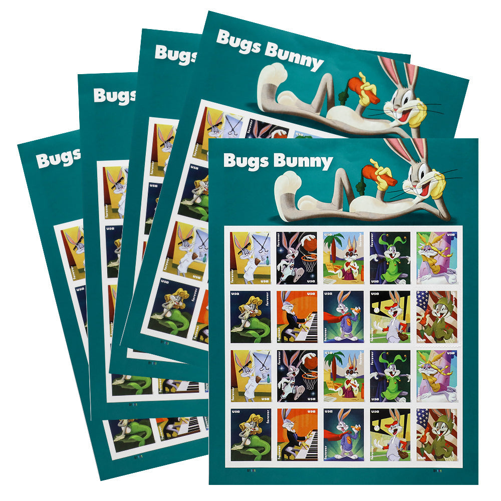 1997 U.S. Forever Postage Stamps Celebrating Bugs Bunny